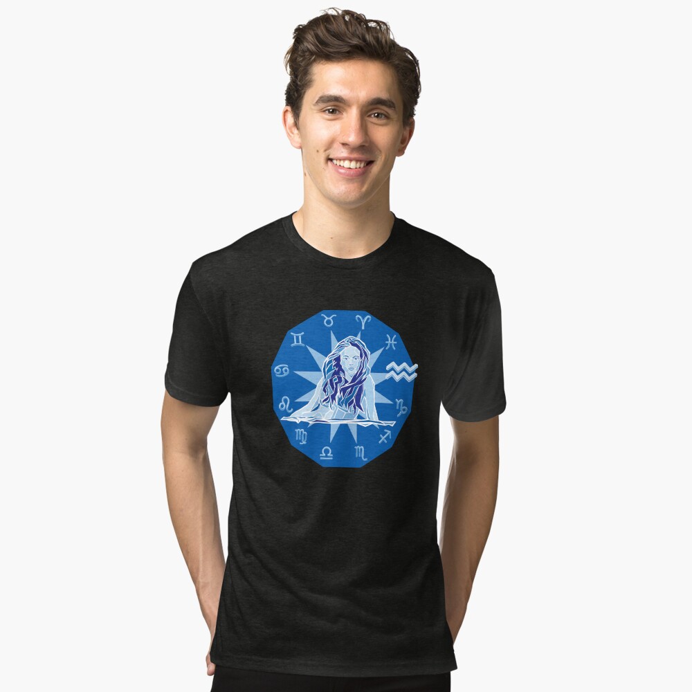 Item preview, Tri-blend T-Shirt designed and sold by Zodiaconographz.