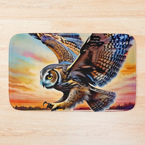 Item preview, Owl Over Pristine Waters designed and sold by tobyheward.
