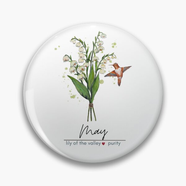 Item preview, May Birth Flower - Lily of the valley designed and sold by Roy & Tiffany.