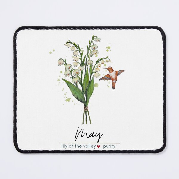 Item preview, May Birth Flower - Lily of the valley designed and sold by Roy & Tiffany.