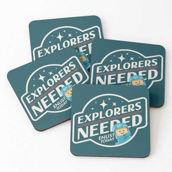 Item preview, Explorers Needed Blue designed and sold by adorabowldesign.