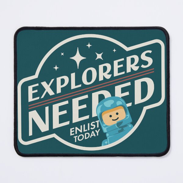 Item preview, Explorers Needed Blue designed and sold by adorabowldesign.
