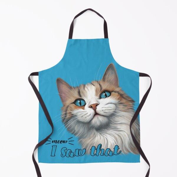 Item preview, I saw that - meow cat with blue eyes designed and sold by WallyPink.
