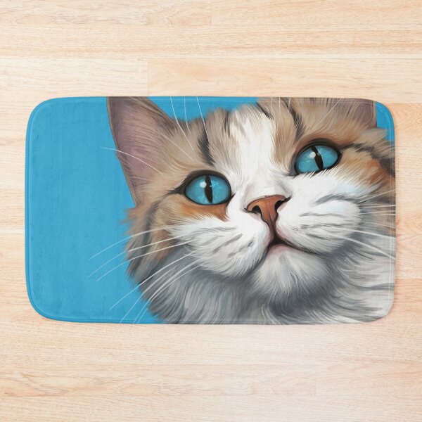 Item preview, I saw that - meow cat with blue eyes designed and sold by WallyPink.