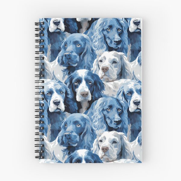 Aperçu de l'œuvre Cocker Spaniel en motif camouflage créée et vendue par forget45studio.