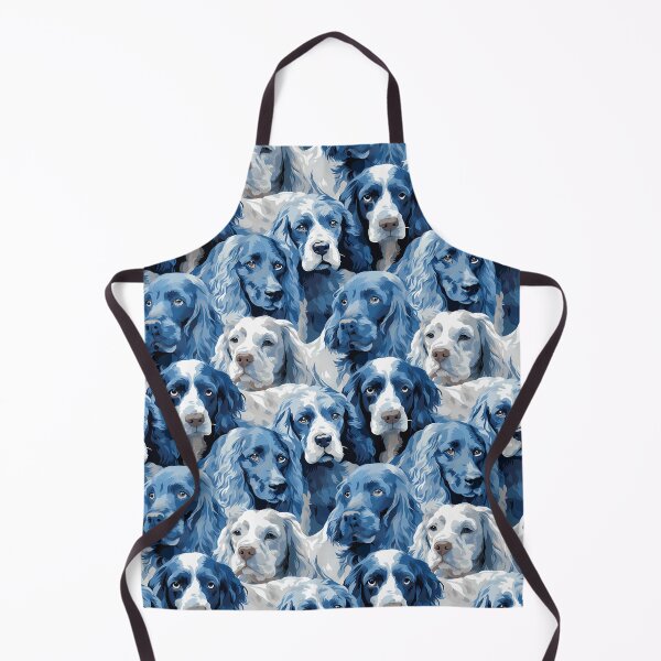 Item preview, Cocker Spaniel in camouflage pattern designed and sold by forget45studio.