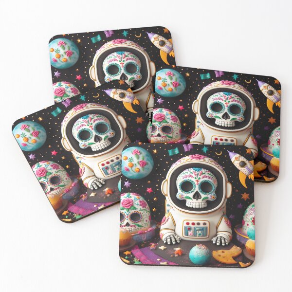 Item preview, Sugarskull Astronaut designed and sold by GokaiRedbubble.