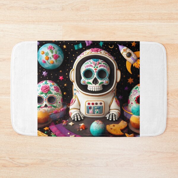 Item preview, Sugarskull Astronaut designed and sold by GokaiRedbubble.