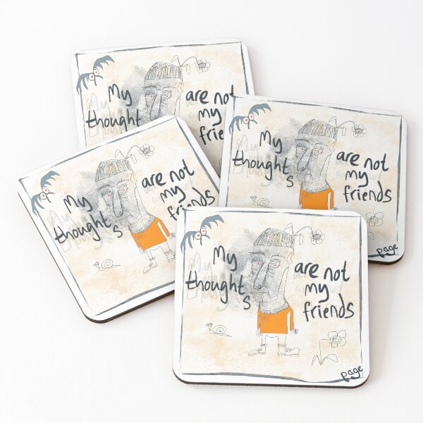 Item preview, My Thoughts are not my Friends designed and sold by Christian Page.