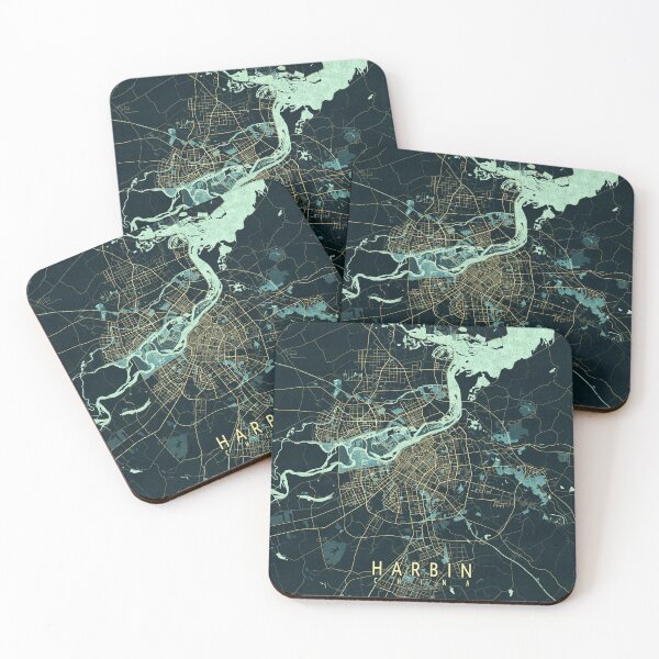 Item preview, Harbin City Map of Heilongjiang, China - Summer designed and sold by deMAP.
