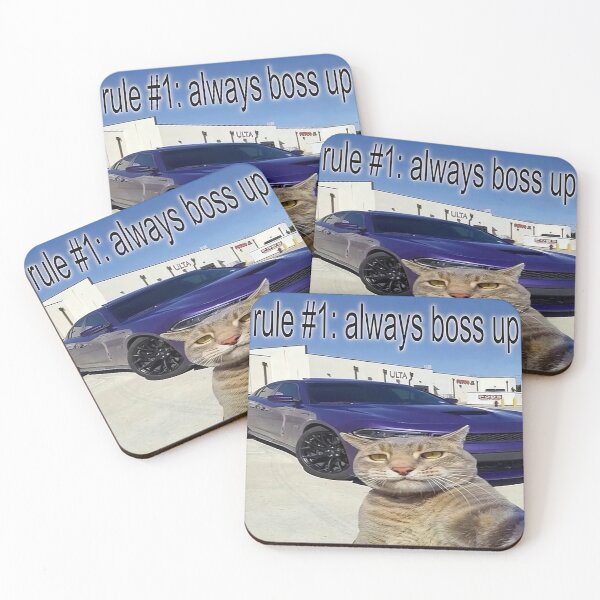 Item preview, Rule #1 Always Boss Up Selfie Cat Meme designed and sold by fomodesigns.