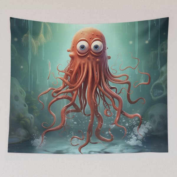 Item preview, octopus forgot his line in the spotlight designed and sold by Rebelka.