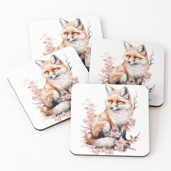 Artikelvorschau, Fuchs japanische Kirschblüten-Blumen-Vintage entworfen und verkauft von KandaShopTH.