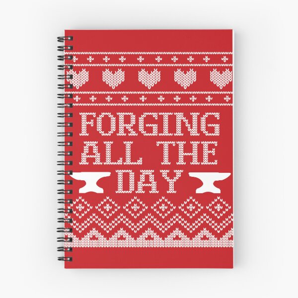 Item preview, Forging Anvil Ugly Christmas Sweater  designed and sold by Tanya Mihe.