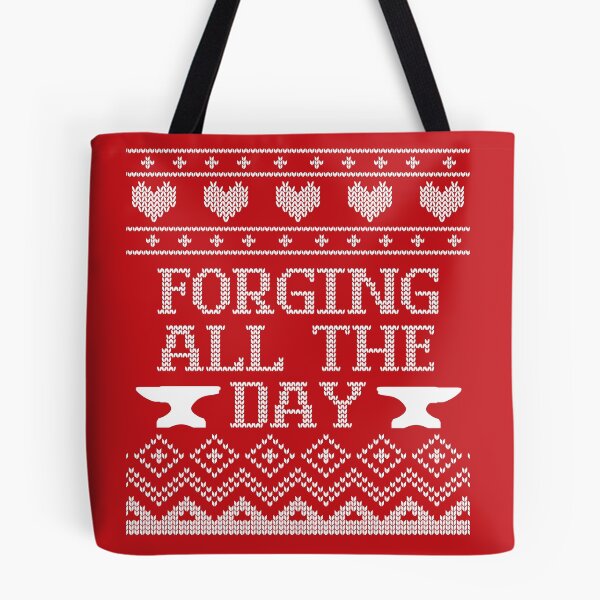 Item preview, Forging Anvil Ugly Christmas Sweater  designed and sold by Tanya Mihe.