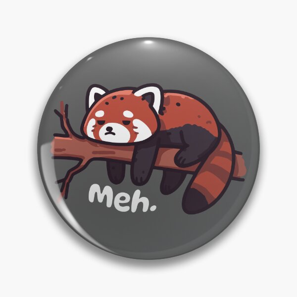 Item preview, Meh Red Panda designed and sold by BoundlessWorks.