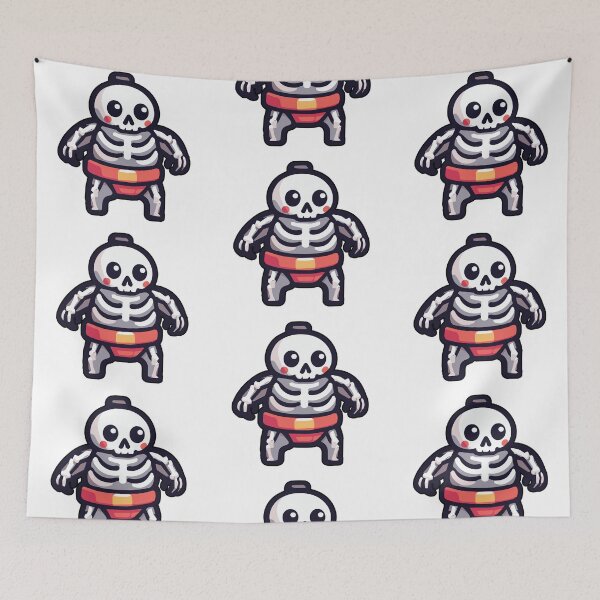 Item preview, DokiDoki Skeleton Sumo designed and sold by DokiDoki-Design.