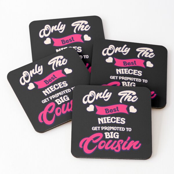 Item preview, Only the best nieces get promoted to big cousin - Baby Announcement designed and sold by NexaArts.