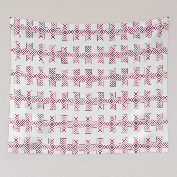 Item preview, Pink Ladder Rhapsody - Seamless Geometric Pattern designed and sold by Looming Lines.