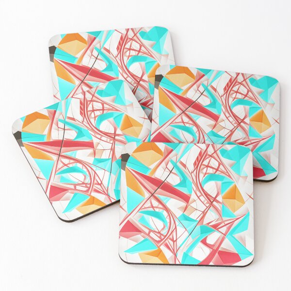 Item preview, Abstract and modern art painting in white background designed and sold by Carlos Gudino.