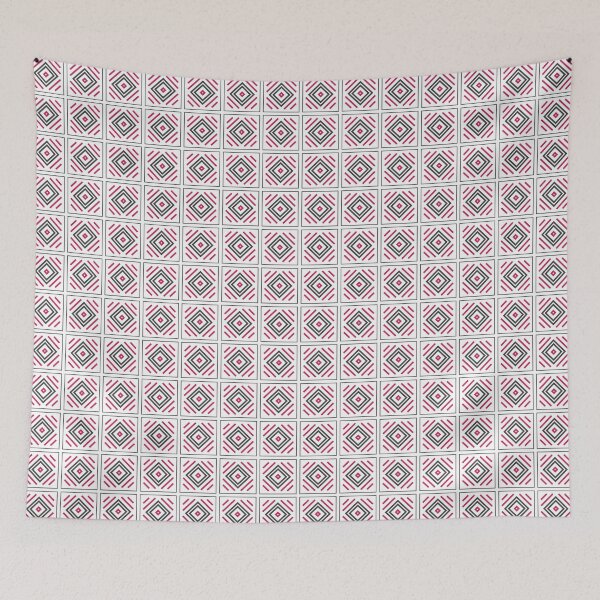 Item preview, Enigmatic Pink Pattern - Seamless Geometry Unraveled designed and sold by Looming Lines.