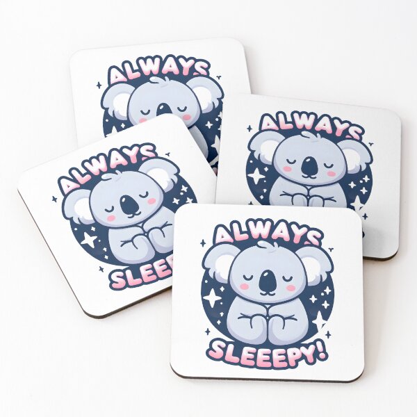Item preview, Always Sleeeepy Koala designed and sold by cottoncanvascro.