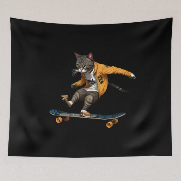 Item preview, Skater Cat designed and sold by GypsyGarou.
