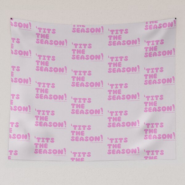 Aperçu de l'œuvre Seins la saison !, v2, rose | @lilsboobthangs créée et vendue par lilsboobthangs.