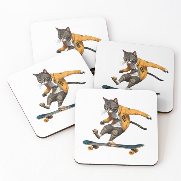 Item preview, Skater Cat designed and sold by GypsyGarou.