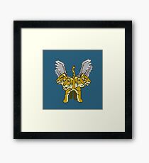 Mythical Tiger Pixelart Framed Print