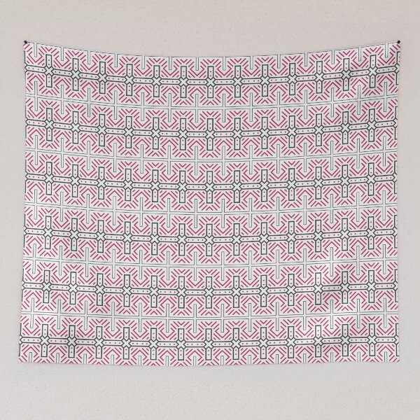 Item preview, Pink Serenade - Seamless Geometric Melody in Modern Patterns designed and sold by Looming Lines.