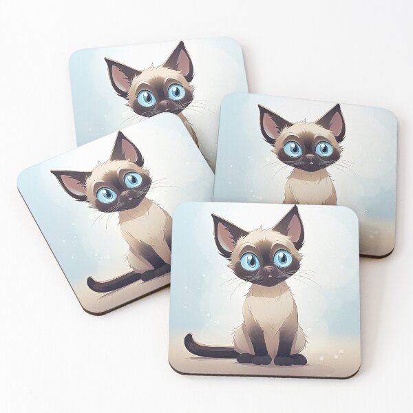 Item preview, Siamese Cartoon Kitten designed and sold by Elisabeth Lucas.