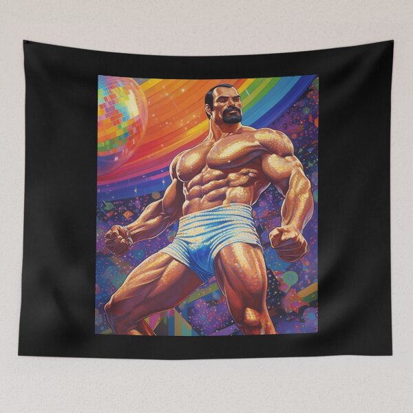 Item preview, 1970s Disco Muscle Mania designed and sold by JLCableStudio.