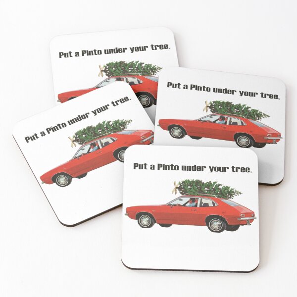 Item preview, Pinto Christmas vintage car design designed and sold by elenapageon.