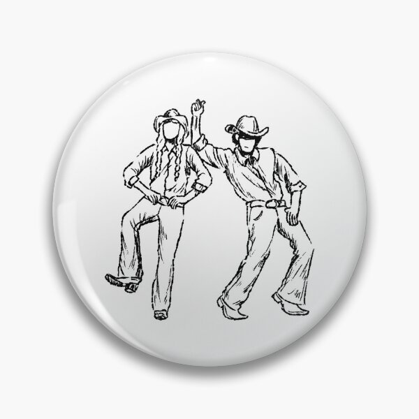 Item preview, Cowboy and Cowgirl Country Dancing designed and sold by pedersenscout.