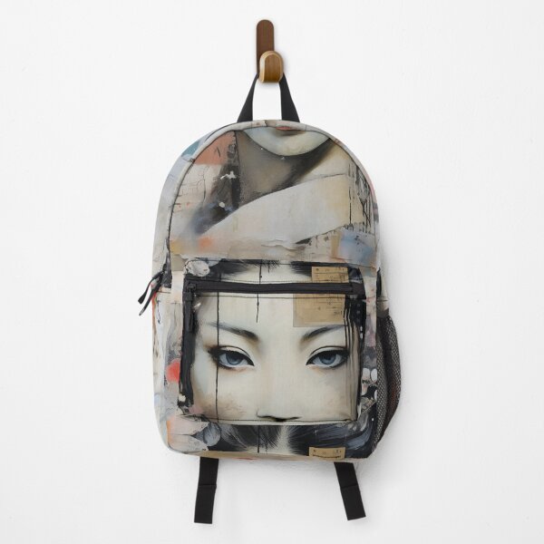 Item preview, Mixed media romantic canvas with a beautiful Japanese geisha designed and sold by dcrc.