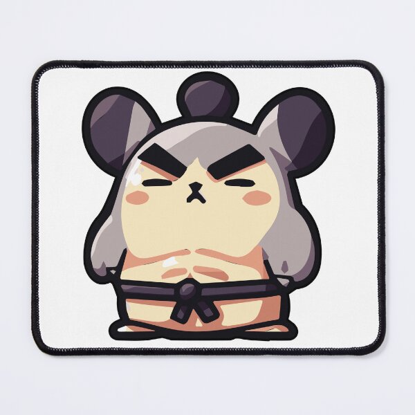 Item preview, DokiDoki Chinchilla Sumo with Thick Brows designed and sold by DokiDoki-Design.