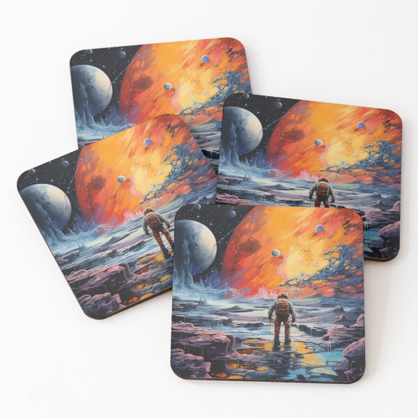 Item preview, Astronaut Alien Planet - Magic Color Flows - Digital Art designed and sold by SnoopyTF.