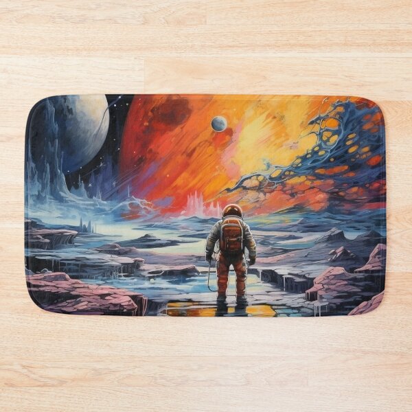Item preview, Astronaut Alien Planet - Magic Color Flows - Digital Art designed and sold by SnoopyTF.