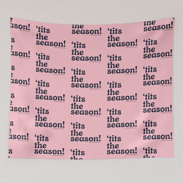 Aperçu de l'œuvre Seins la saison !, v2, rose | @lilsboobthangs créée et vendue par lilsboobthangs.