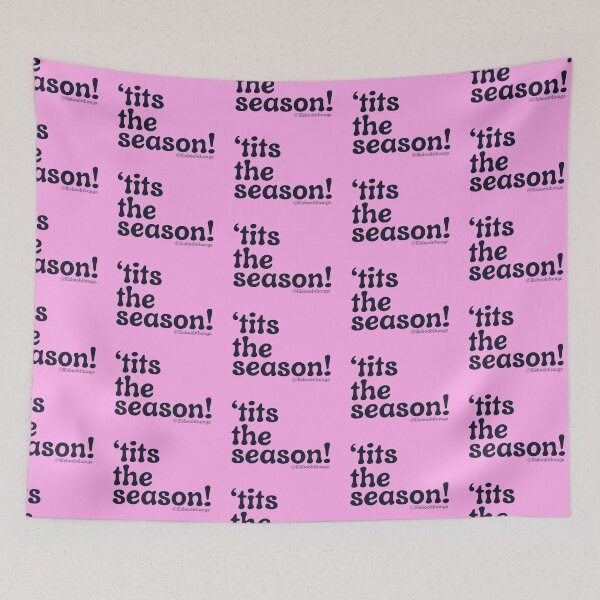 Aperçu de l'œuvre Seins la saison !, v3, rose | @lilsboobthangs créée et vendue par lilsboobthangs.