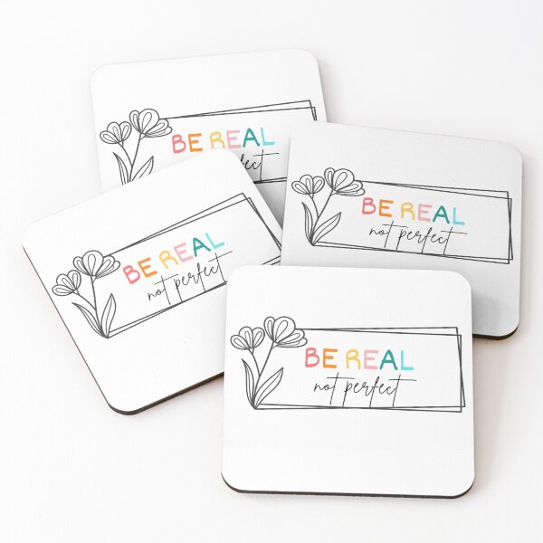 Item preview, Be Real Not Perfect designed and sold by KandaShopTH.