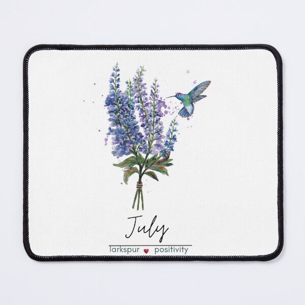 Item preview, July Birth Flower - Larkspur designed and sold by Roy & Tiffany.