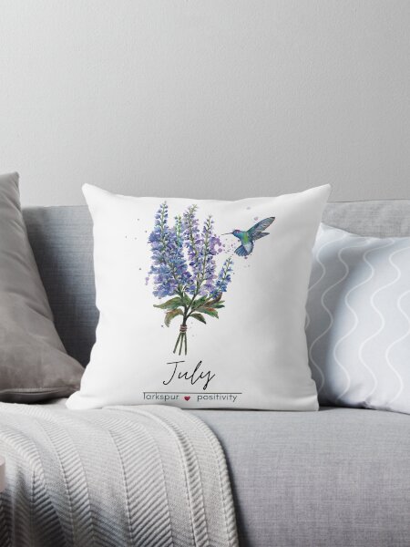 Item preview, July Birth Flower - Larkspur designed and sold by TiffanyRoy.