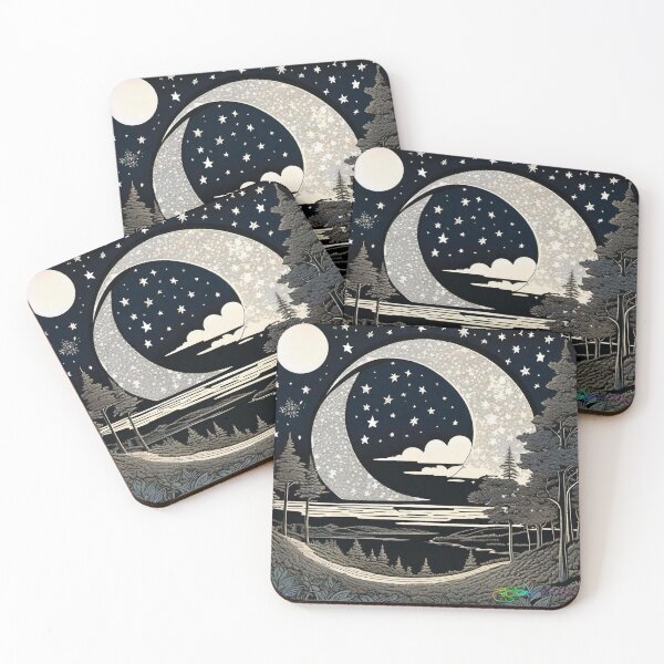 Item preview, Hippie Landscapes - Moonlit Night Magic 25 designed and sold by Benito Del Ray.