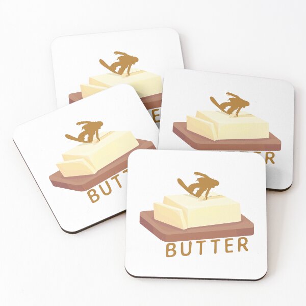 Artikelvorschau, Snowboard-Butterschnitzen | Butter entworfen und verkauft von KlehmInTime.