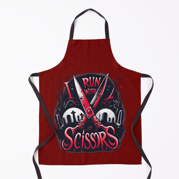 Item preview, I Run With Scissors Horror Funny Athletic Trainer Quote designed and sold by ArtadoraDesignz.