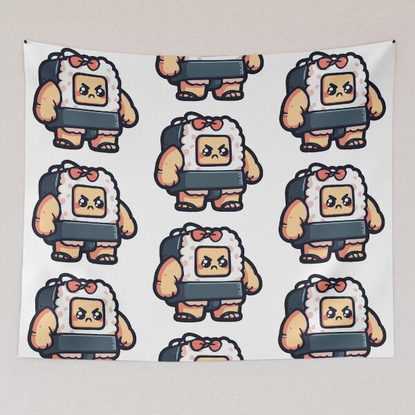 Item preview, DokiDoki Sushi Sumo designed and sold by DokiDoki-Design.