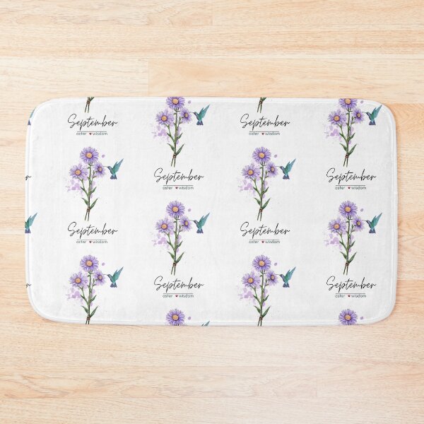 Item preview, September Birth Flower - Aster designed and sold by Roy & Tiffany.
