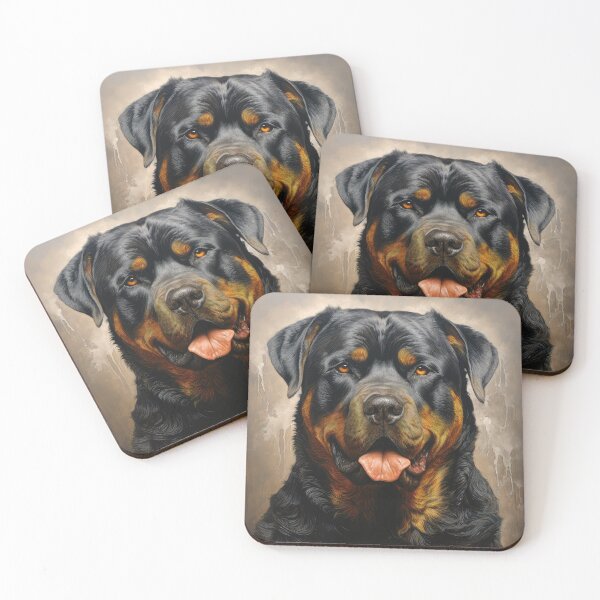 Item preview, Rottweiler Portrait 03 designed and sold by Elisabeth Lucas.